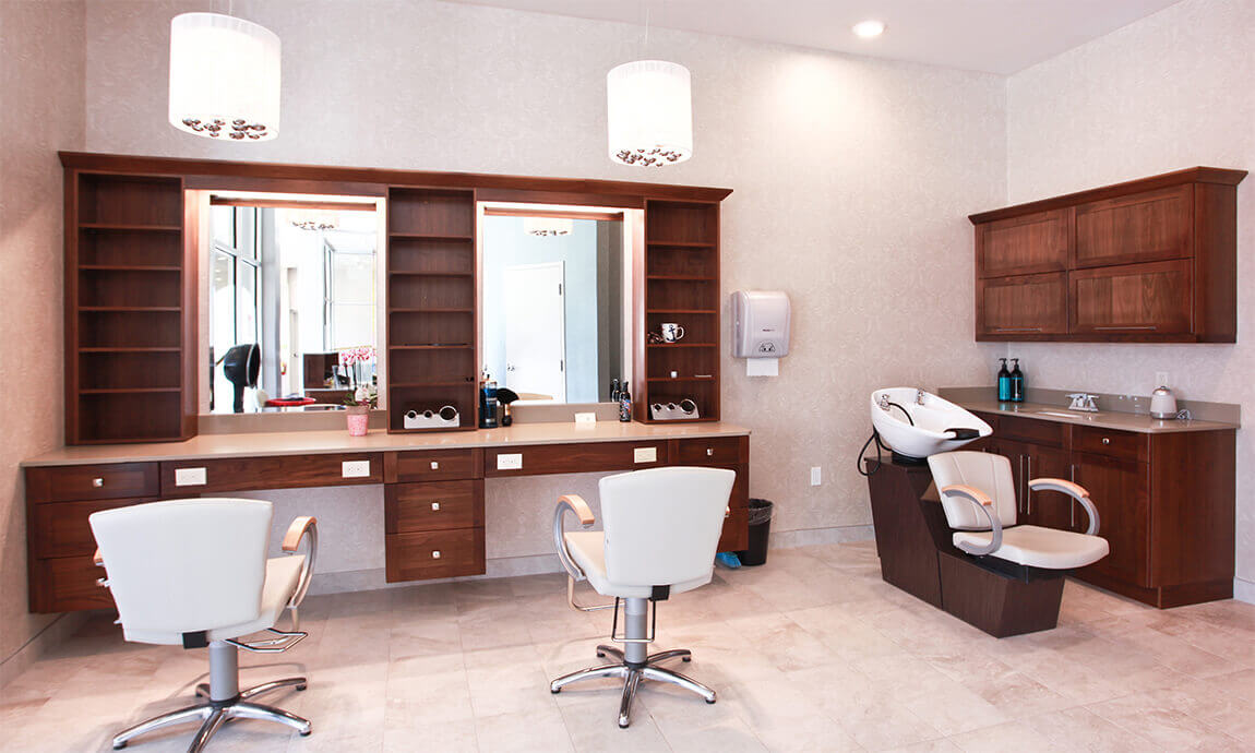 Salon and spa at Parkland at the Lakes, in Dartmouth, Nova Scotia