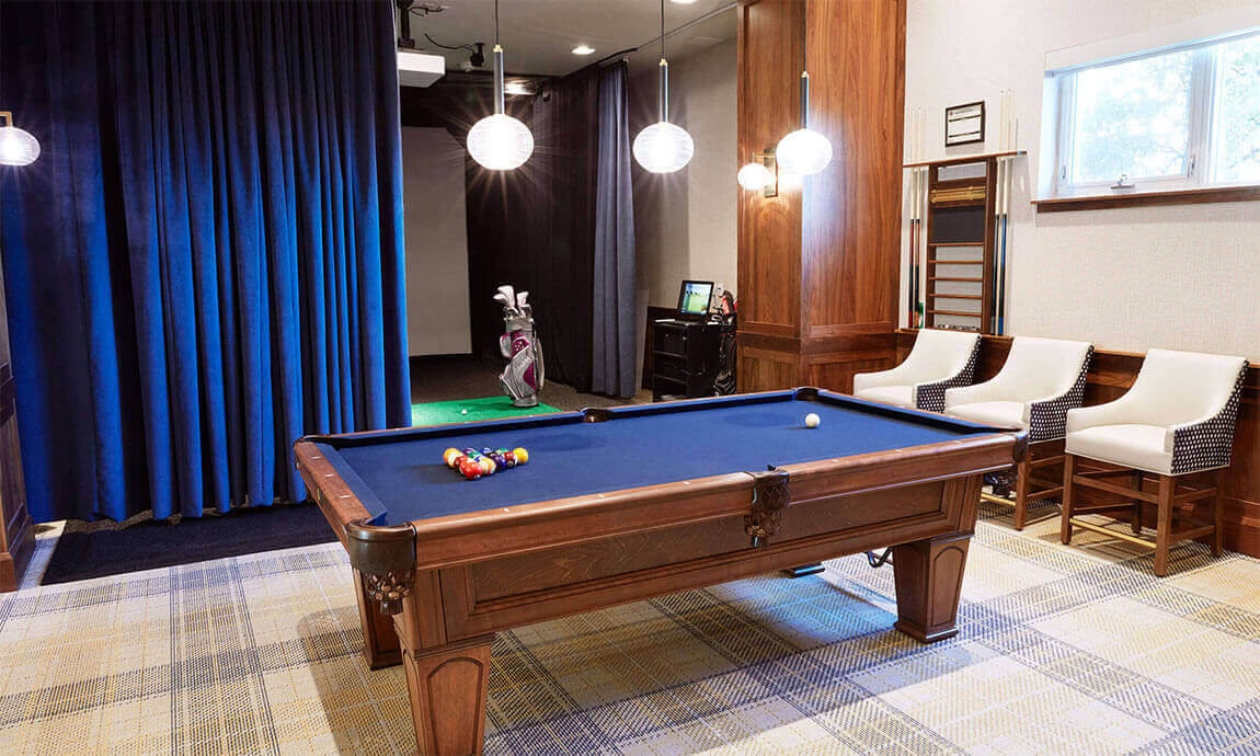 Games Room, Parkland Eglinton West (Etobicoke, Ontario) retirement