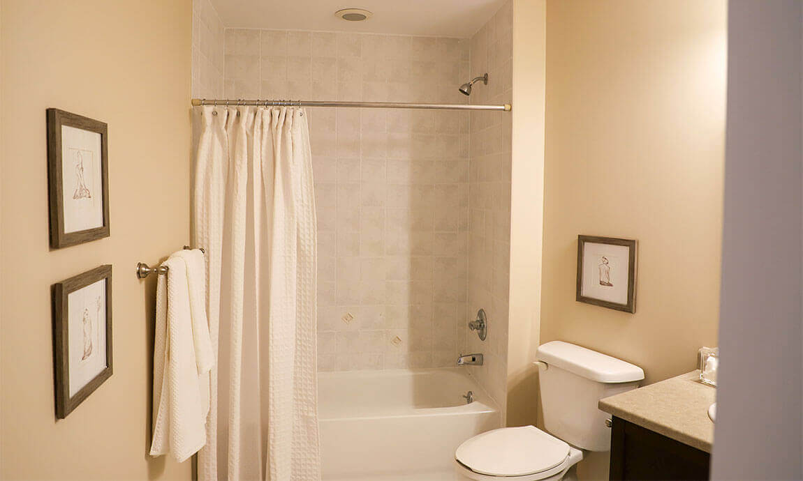 Shower, Resident Suite, Parkland on the Glen (Mississauga, Ontario)