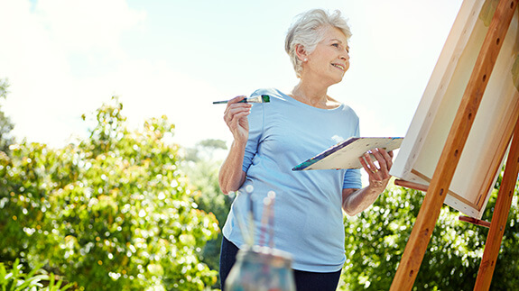 Art classes at Parkland Retirement Living
