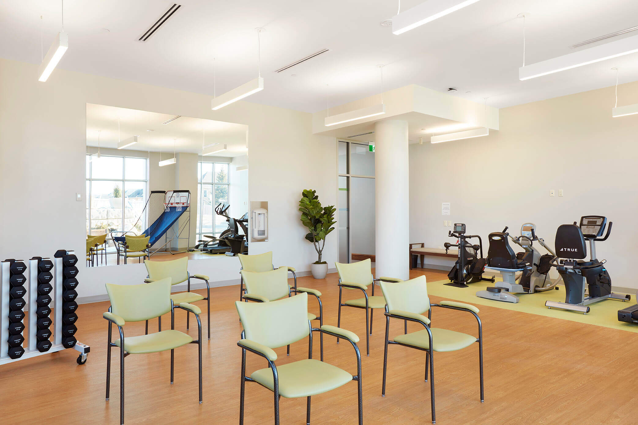 Fitness Centre, Parkland Retirement Home in Ajax (Durham Region, Ontario)