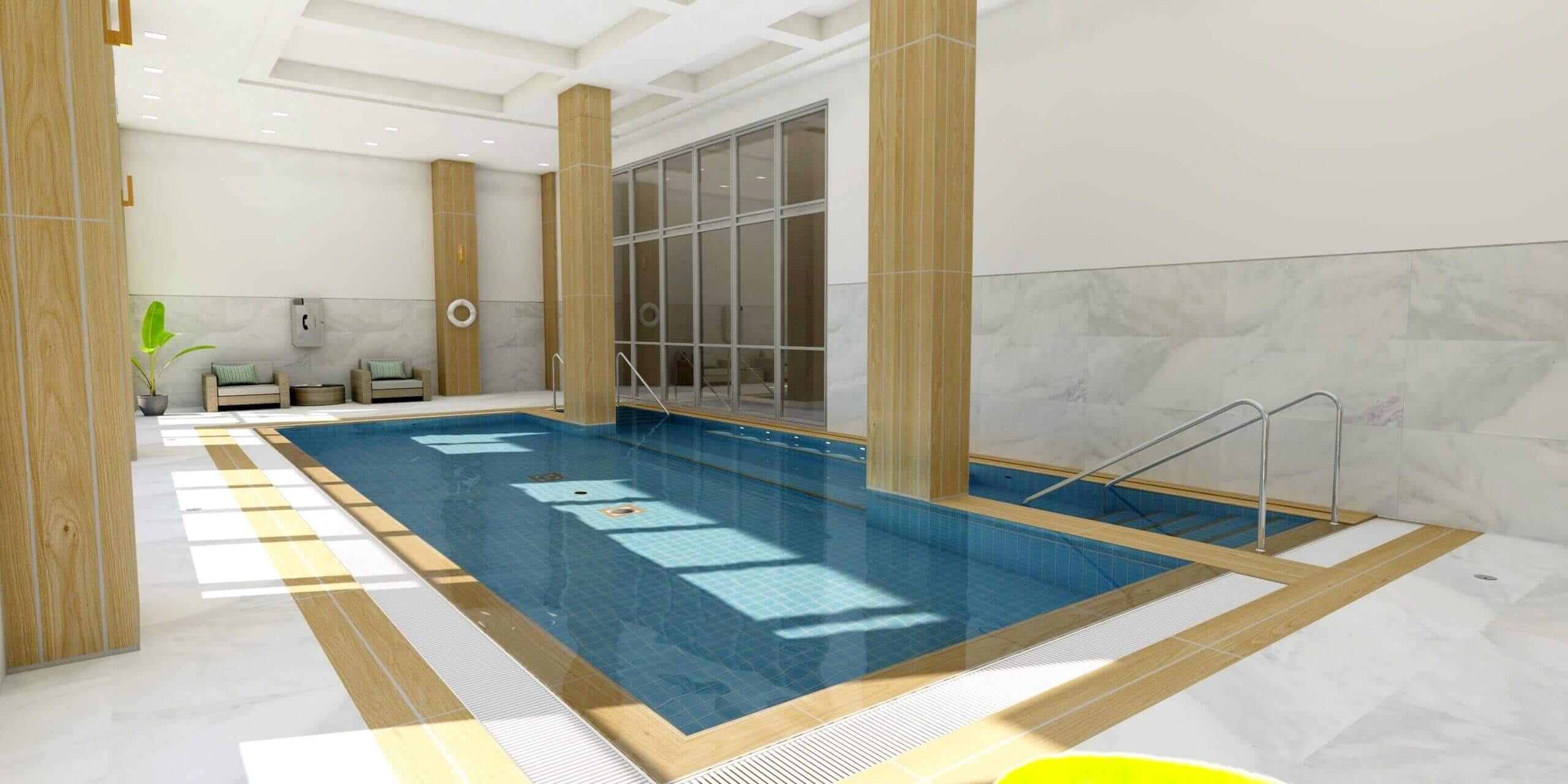 Indoor pool, Parkland Retirement Home in Ajax (Durham Region, Ontario)